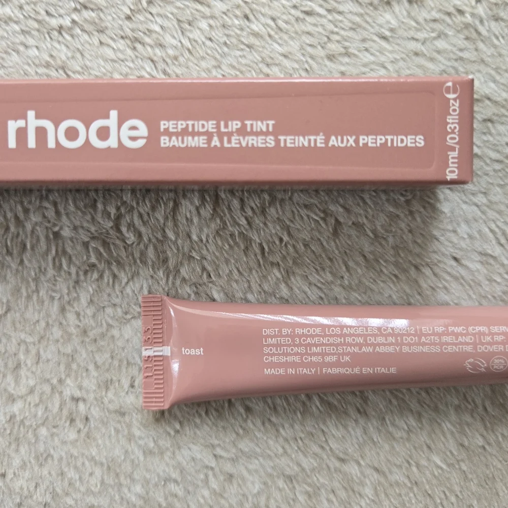 NIB - RHODE Peptide Lip Tint Nourishing Glaze Set in Toast, Ribbon, PBJ